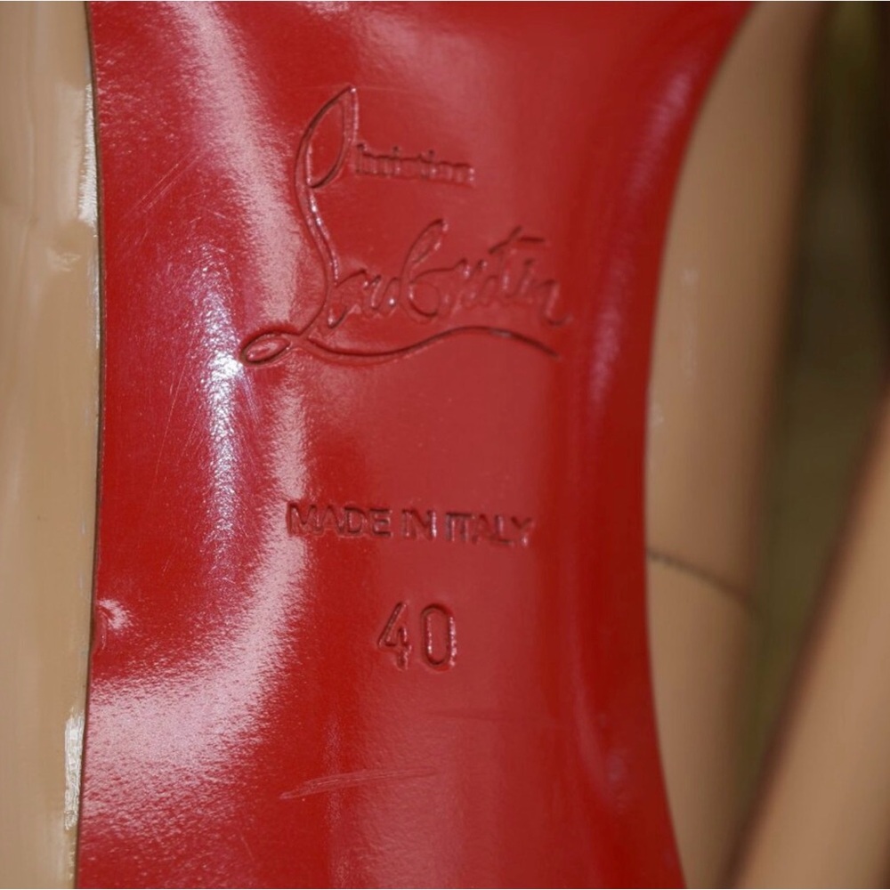 Christian Louboutin Maudissima Nude Pumps Size 40 - Picture 12 of 12